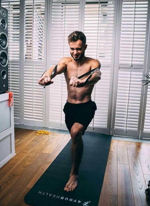 Гумова петля для тренувань 4yourhealth Power Band Level 1 (2-6кг.) жовта (0897)