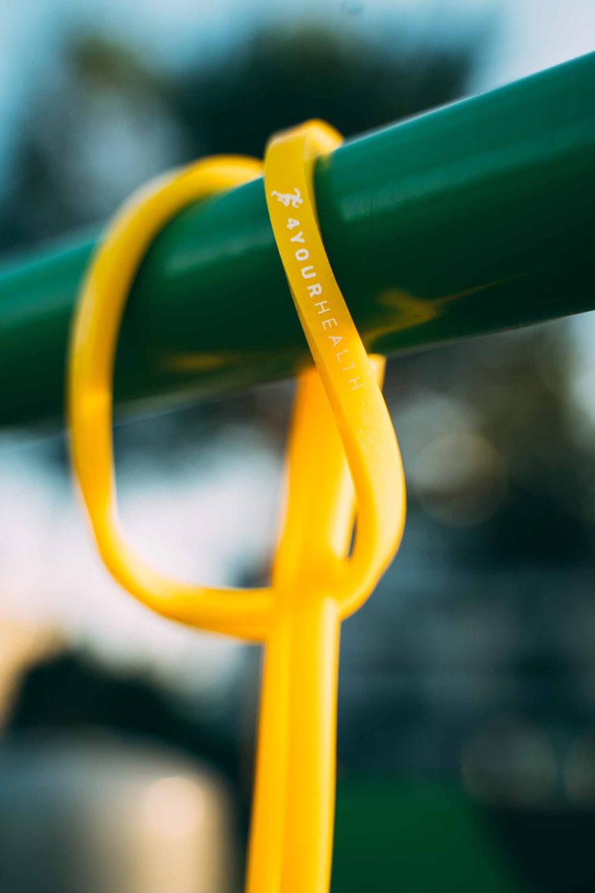 Гумова петля для тренувань 4yourhealth Power Band Level 1 (2-6кг.) жовта (0897)