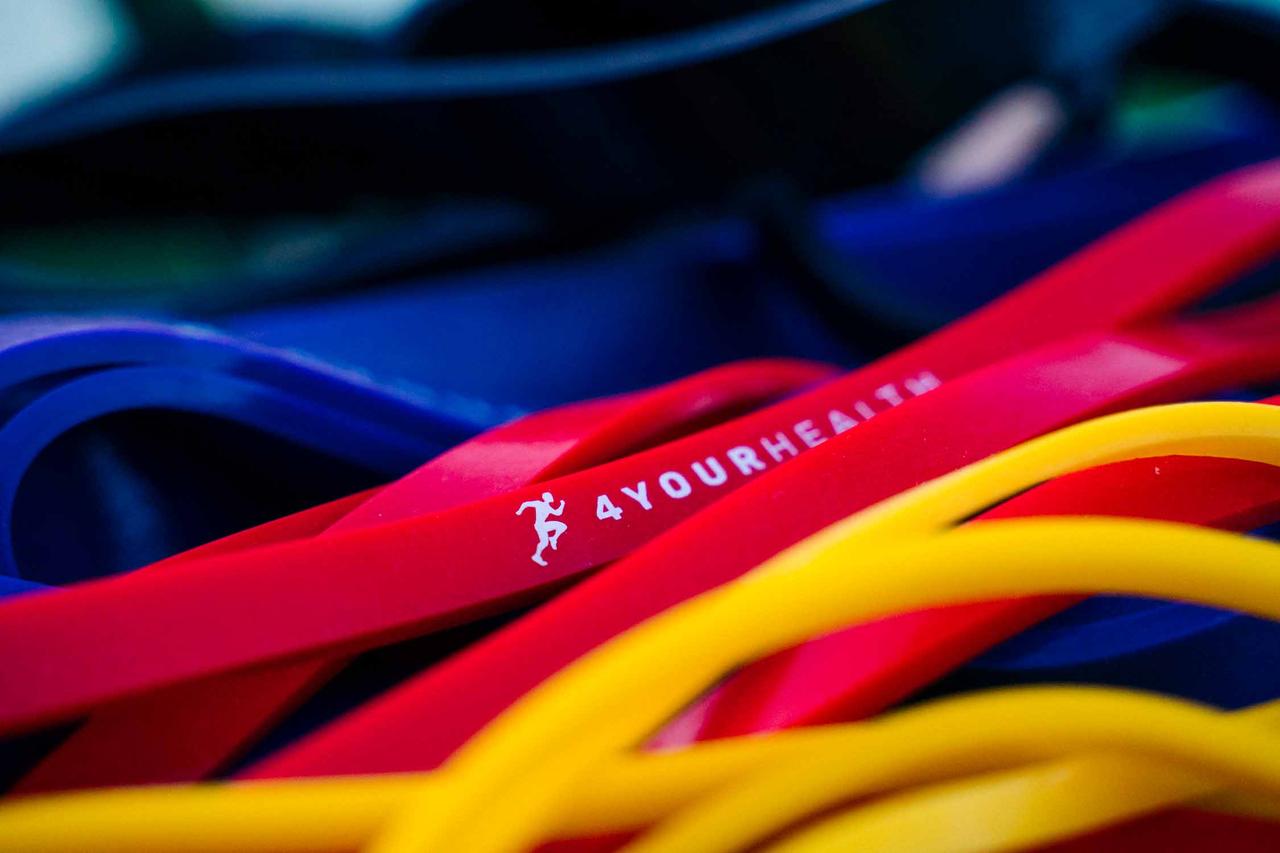 Гумова петля для тренувань 4yourhealth Power Band Level 2 (7-16кг.) червона (0903)