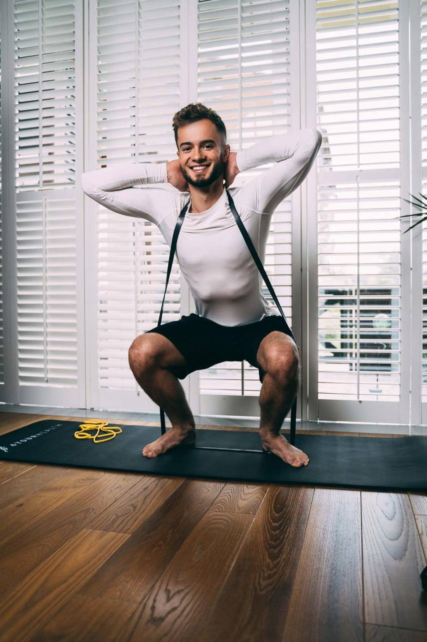 Гумова петля для тренувань 4yourhealth Power Band Level 2 (7-16кг.) червона (0903)