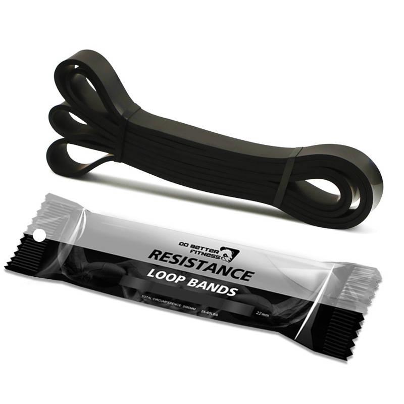 Гумова петля для тренувань 4yourhealth Power Band Level 3 (12-30кг.) чорна (0910)