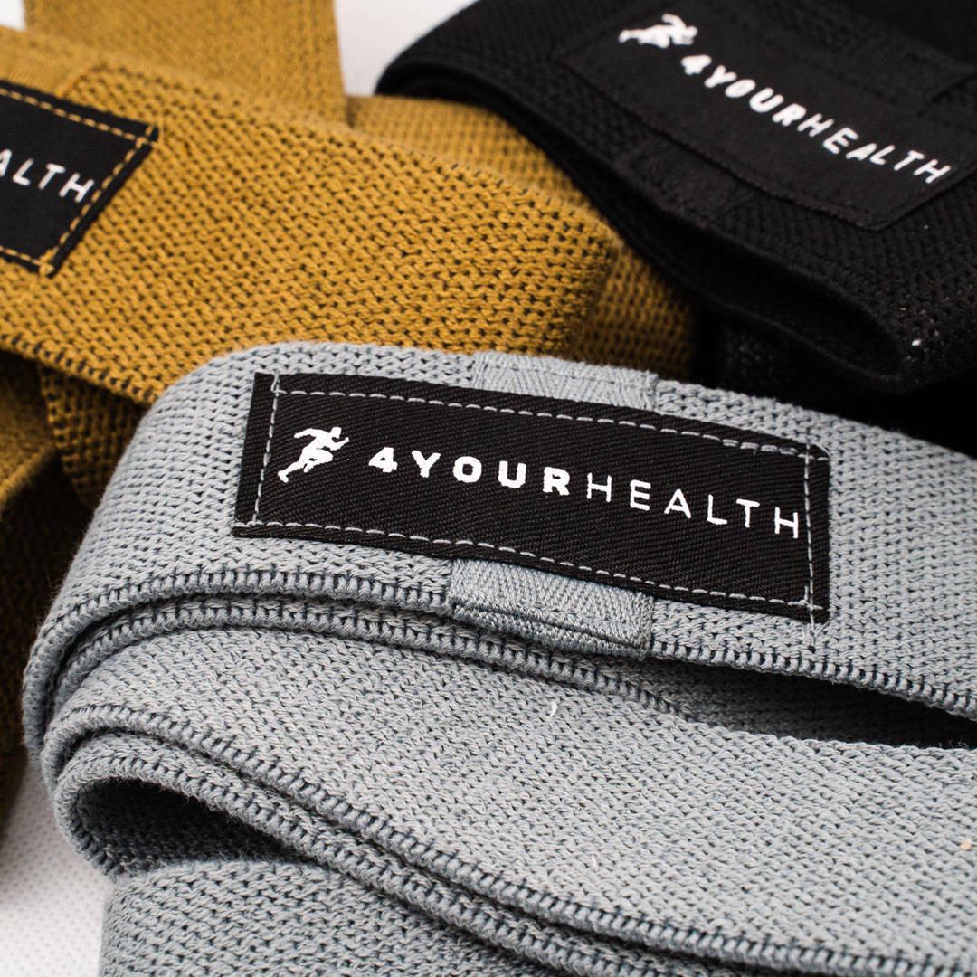 Набір тканевих еспандерів 3шт. 4yourhealth 208см. (25/35/45кг.)