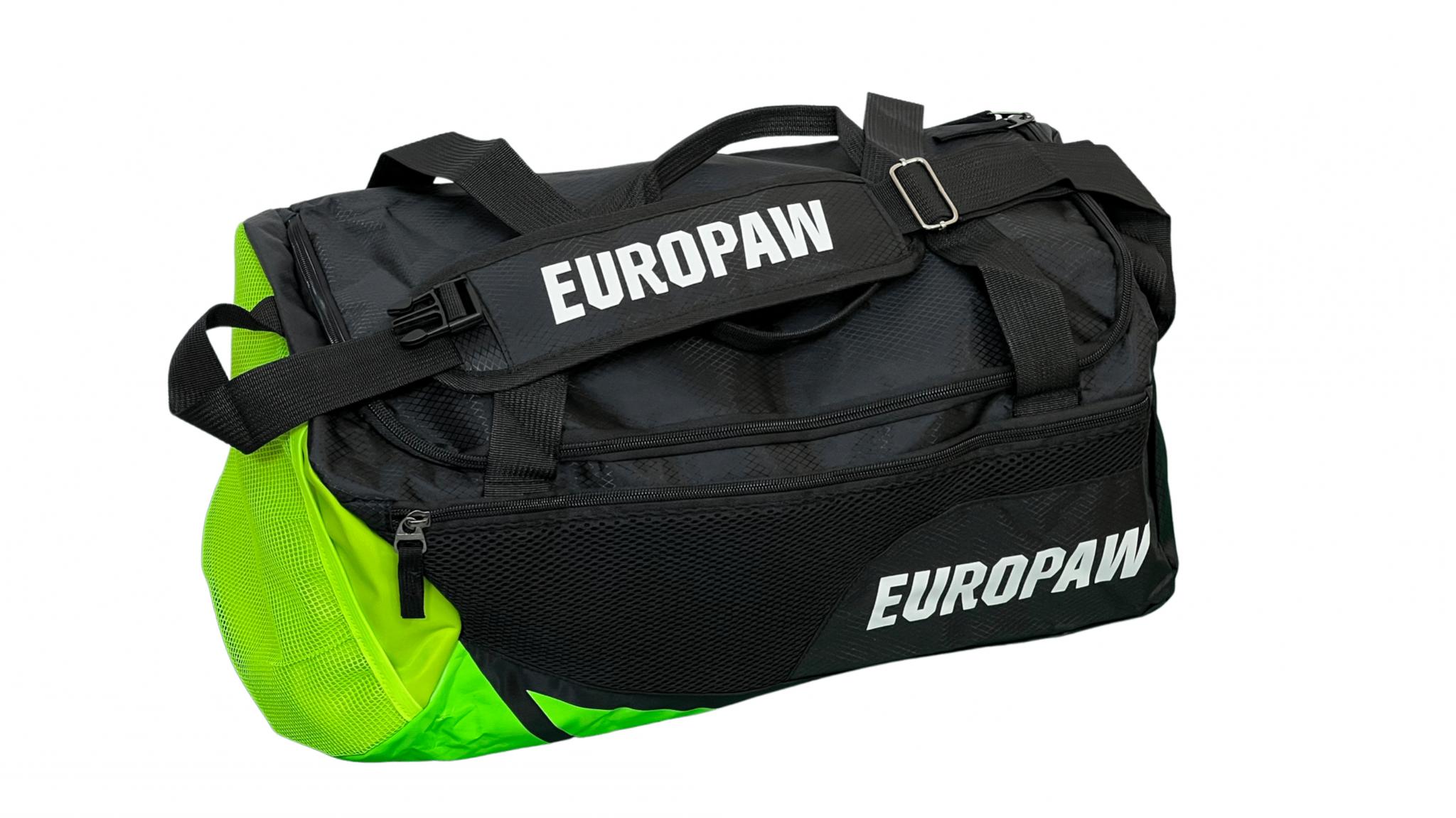 Сумка-рюкзак Europaw TR22 черный-салатовый [S]