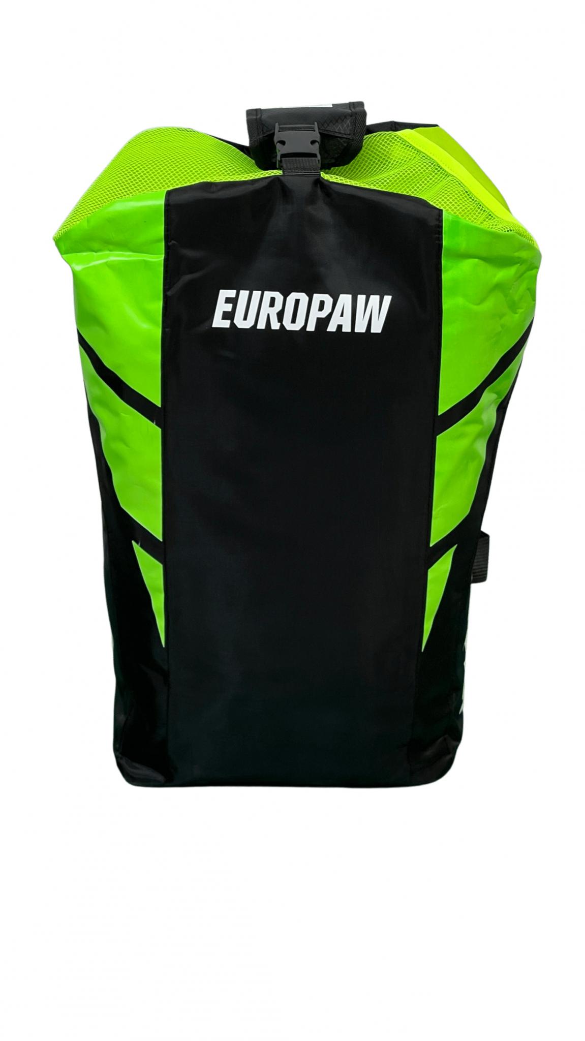 Сумка-рюкзак Europaw TR22 черный-салатовый [S]