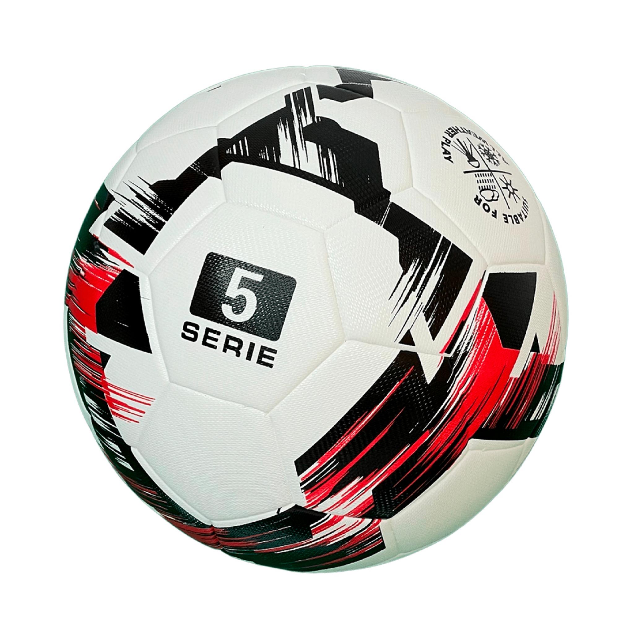 Мяч футбольный Europaw Proball2202 черный-красный [№5]