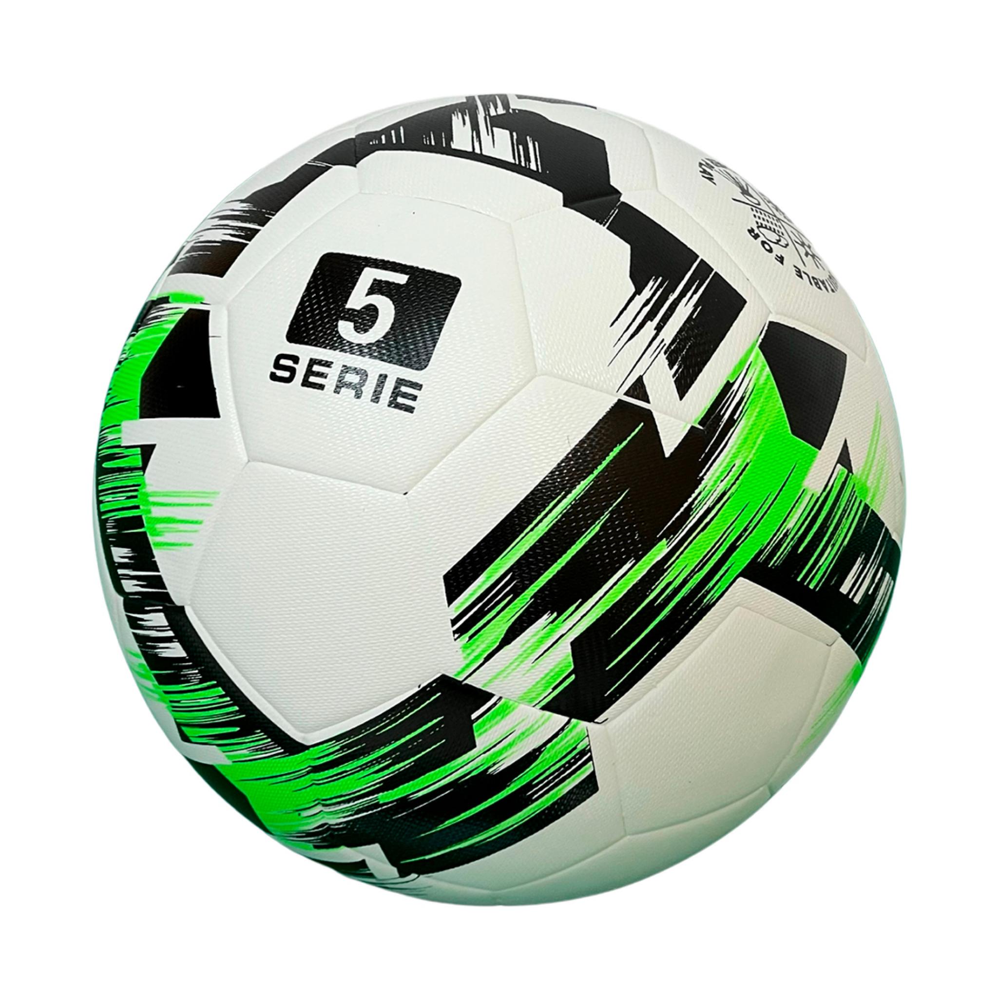 Мяч футбольный Europaw Proball2202 черный-зелёный [№5]