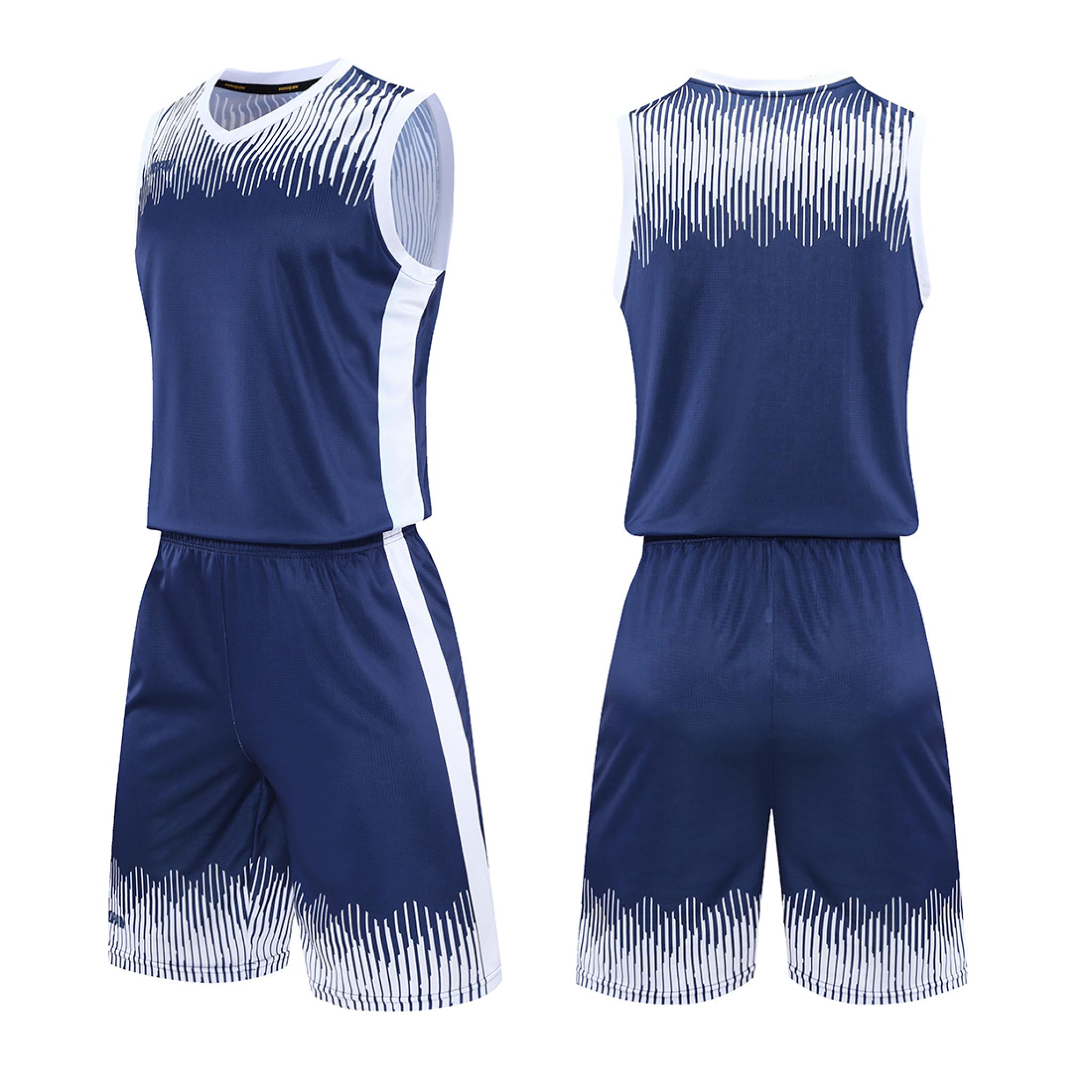 Баскетбольная форма Europaw Invincible 22 темносиний-белый [4XL]