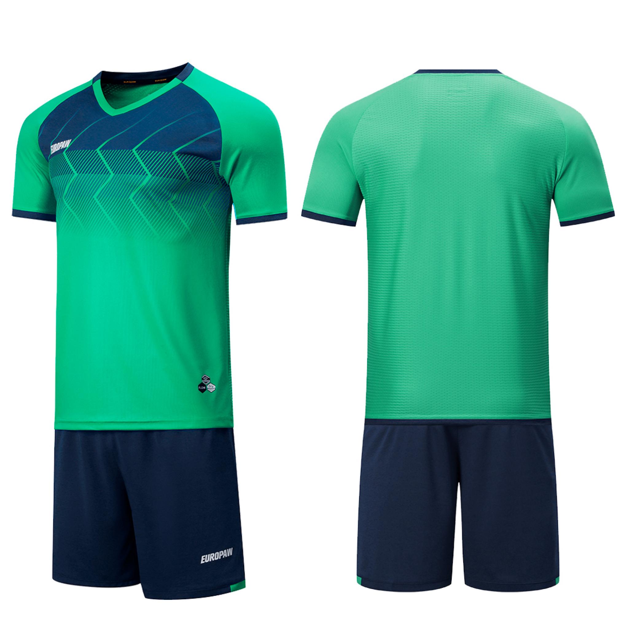 Футбольная форма Europaw 029 SLAVA темнозеленый-темносиний [L]