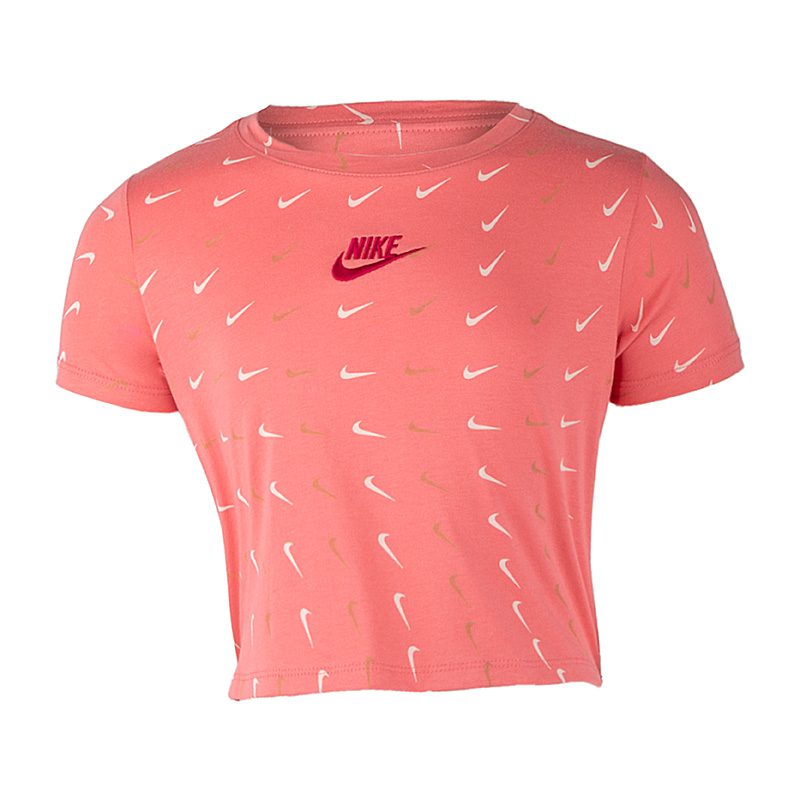 Футболка Nike G NSW TEE CROP SWOOSHFETTI