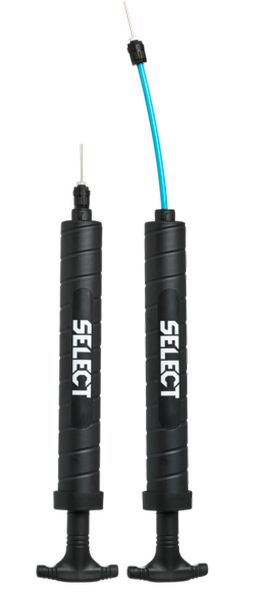Насос для м'ячів SELECT Ball pump with inbuilt hose (26 cm) чорний, one size