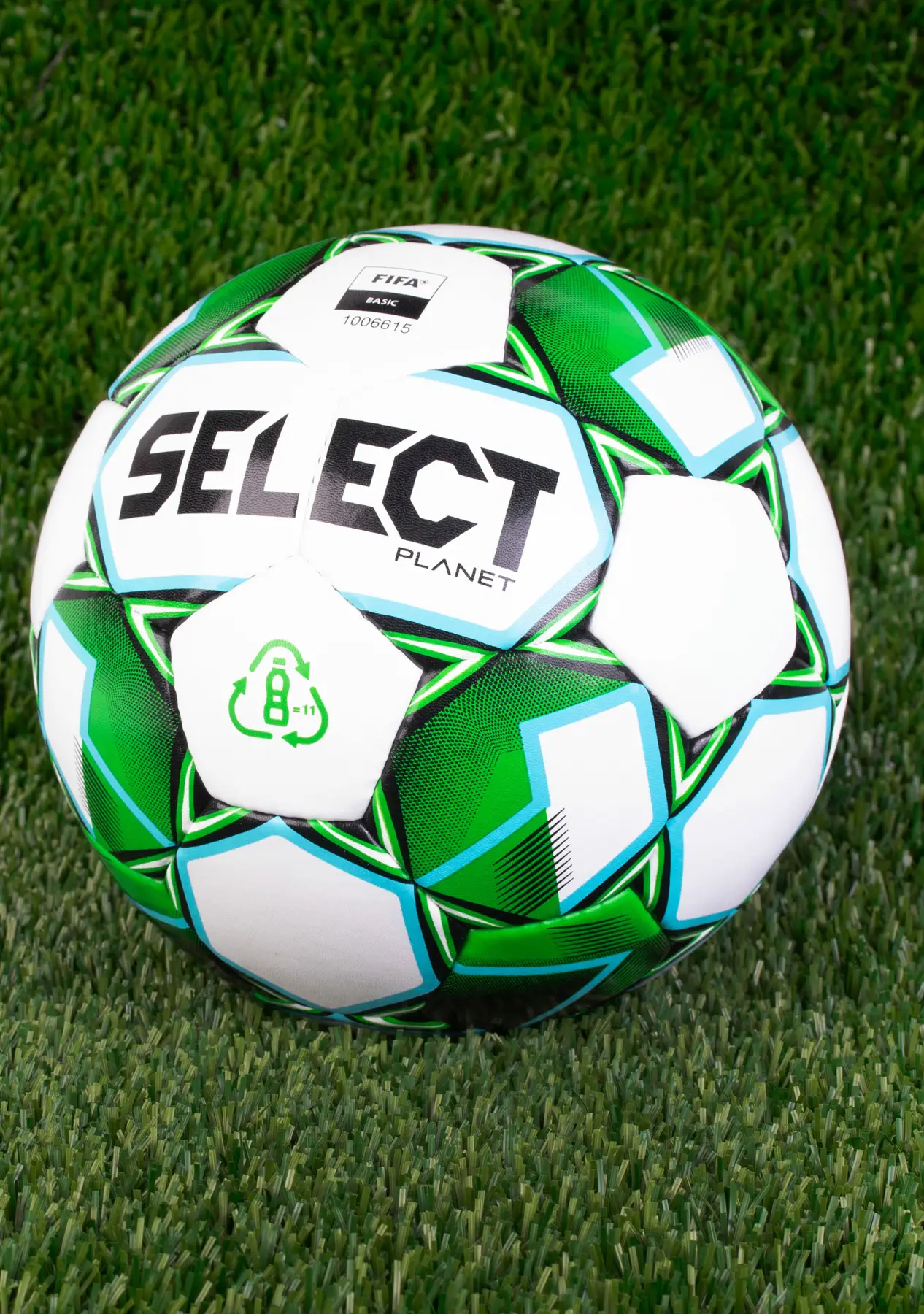 Мяч футбольный SELECT Planet FIFA біл/зел, 4