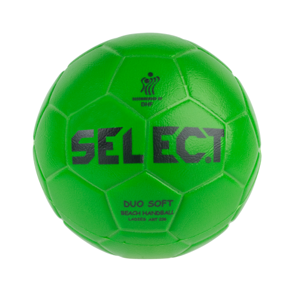 Мяч гандбольный SELECT Duo Soft Beach Handball салат, junior 2