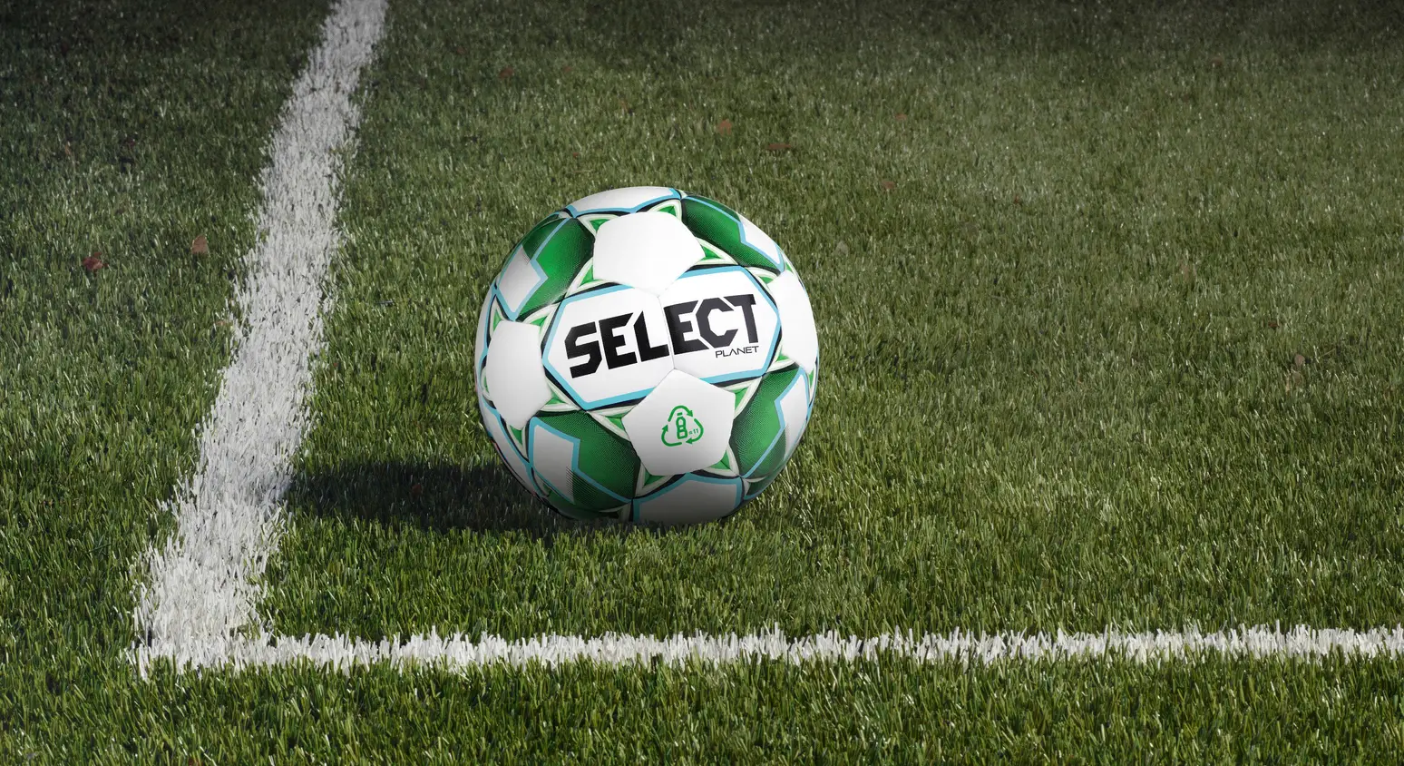 М’яч футбольний SELECT Planet FIFA біл/зел, 4