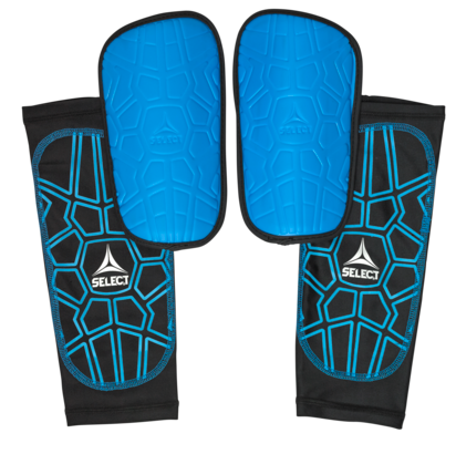 Щитки SELECT Super Safe v22 (019) син/чорний, M