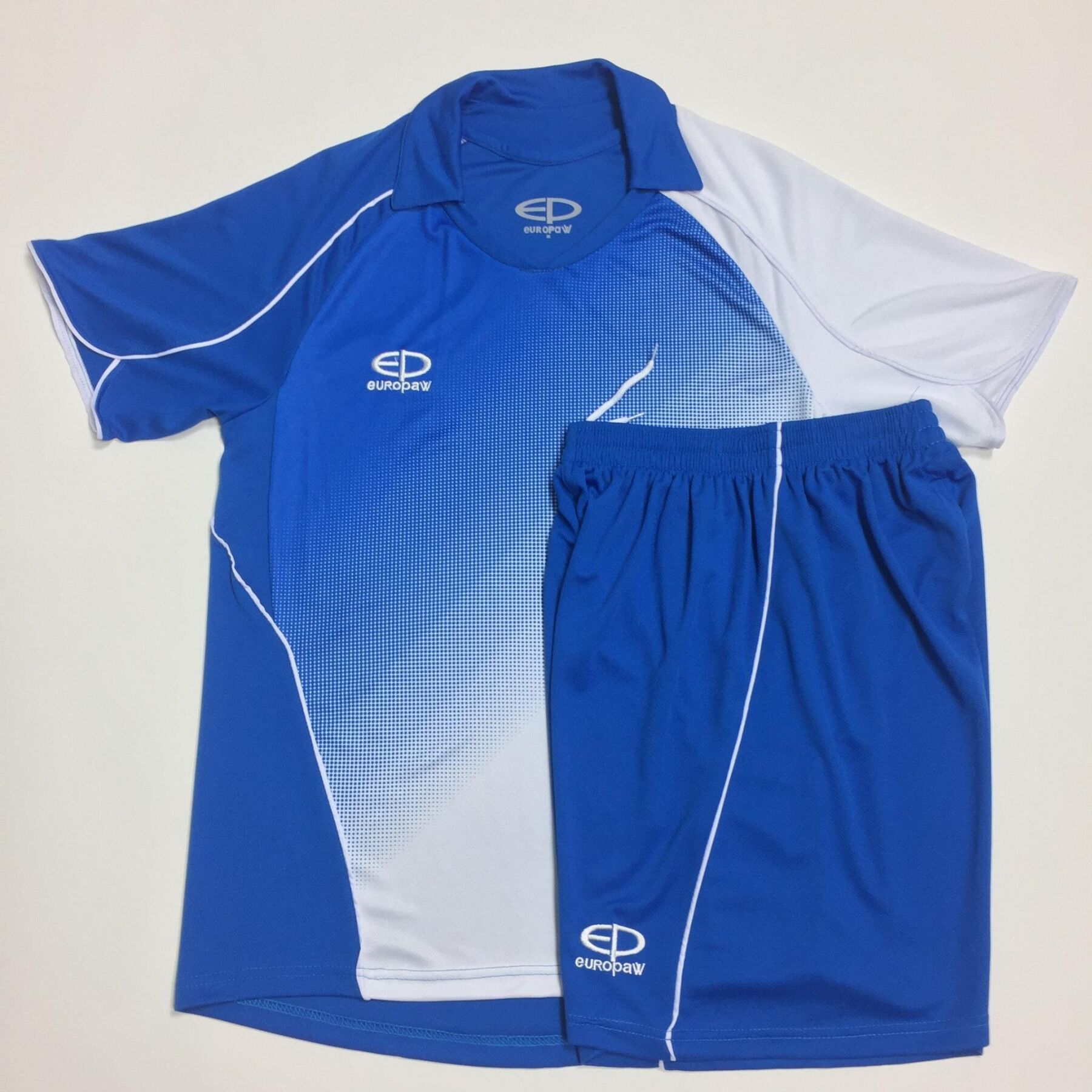 Футбольная форма Europaw 007-17 сине-белая фото товара