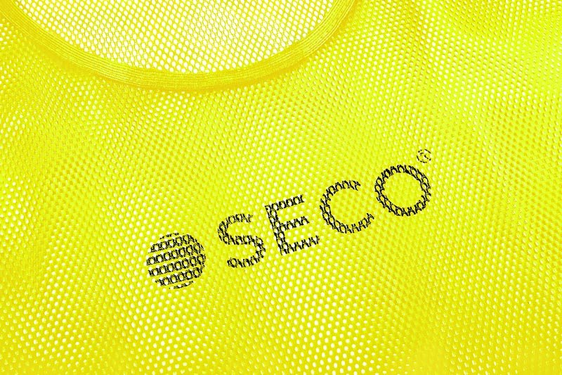 Футбольна манишка SECO® салатова фото товару