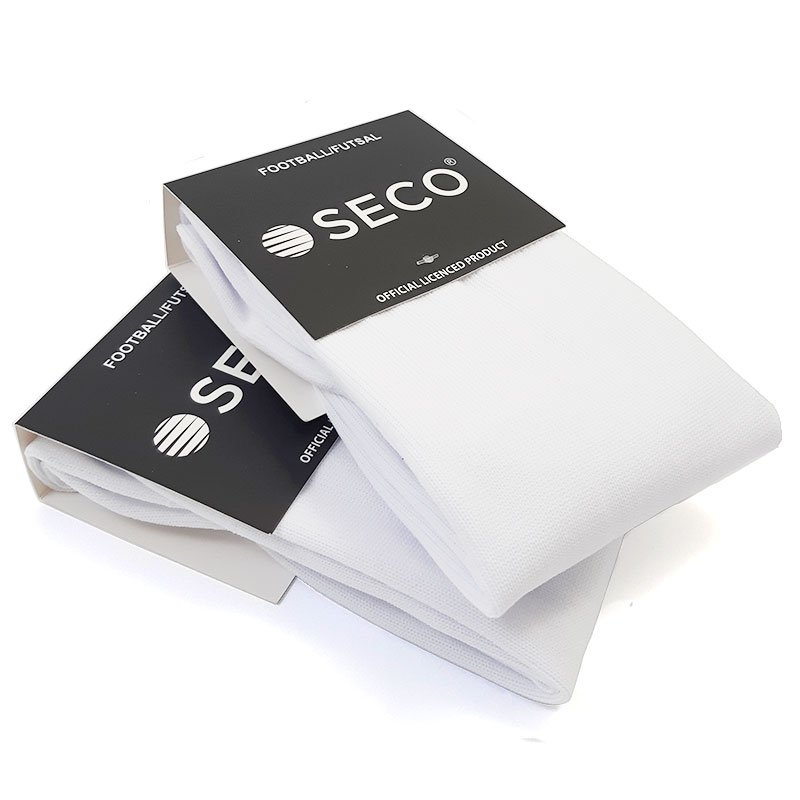 Гетры футбольные SECO® Master белые фото товара
