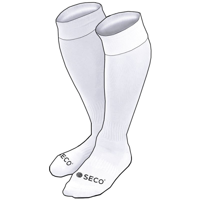 Гетры футбольные SECO® Master белые фото товара