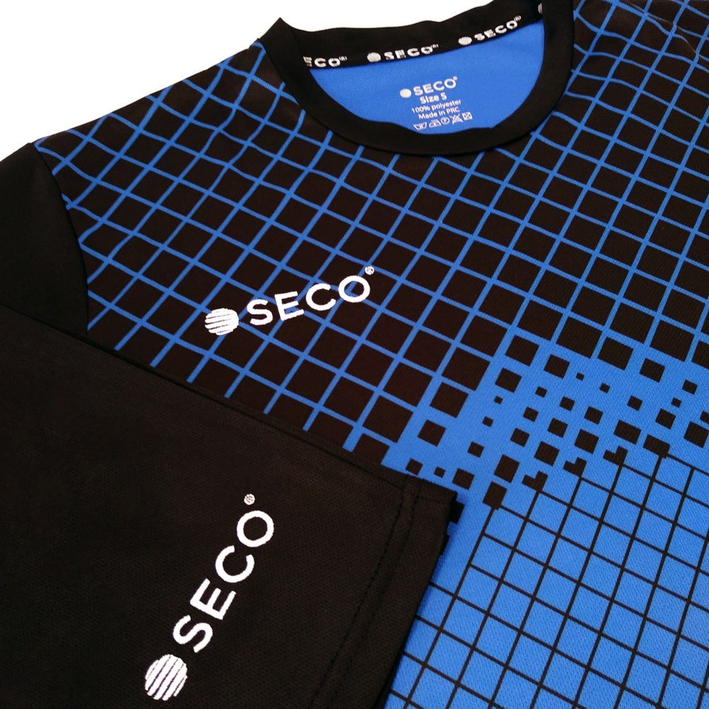 Футбольная форма SECO® Geometry Set черно-синяя фото товара