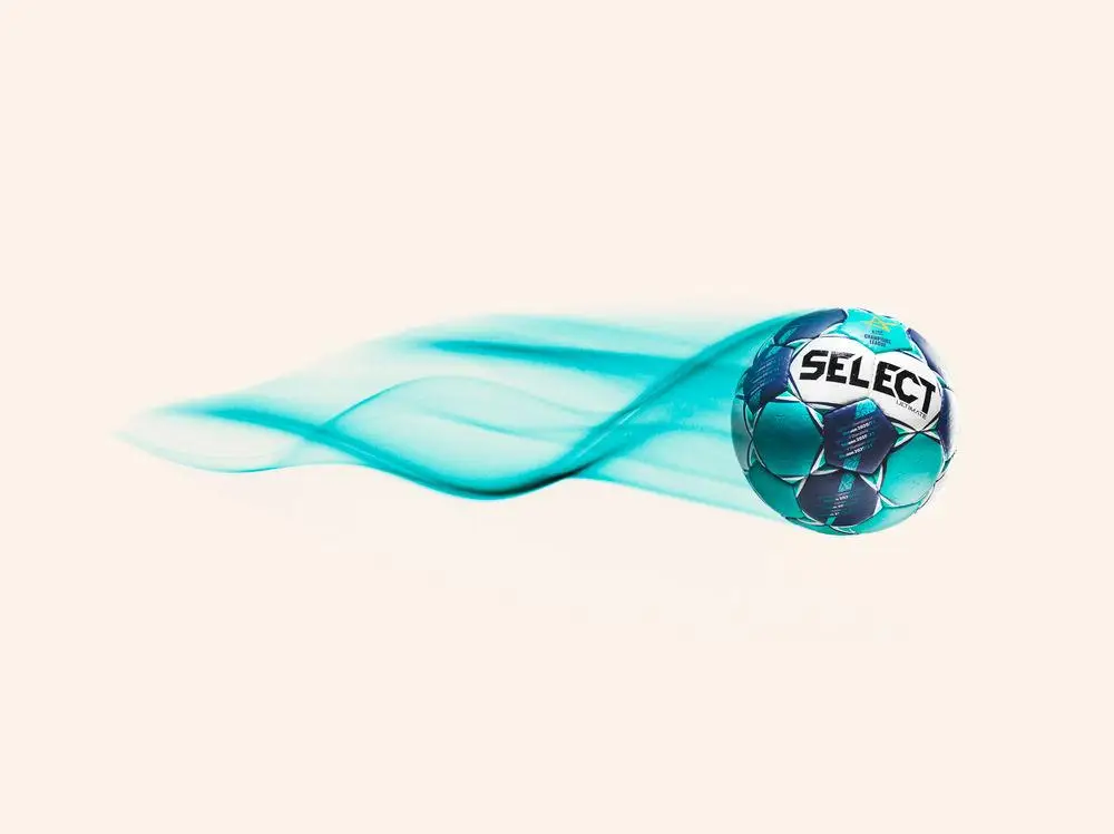 М’яч гандбольний SELECT Ultimate Champions League Match men  біл/син/зелен, junior 2 фото товару
