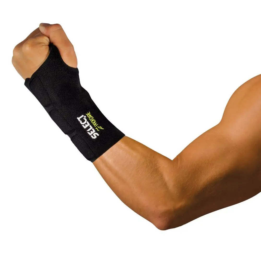 Напульсник SELECT 6701 Wrist support right (228) чорн/зел, XS/S