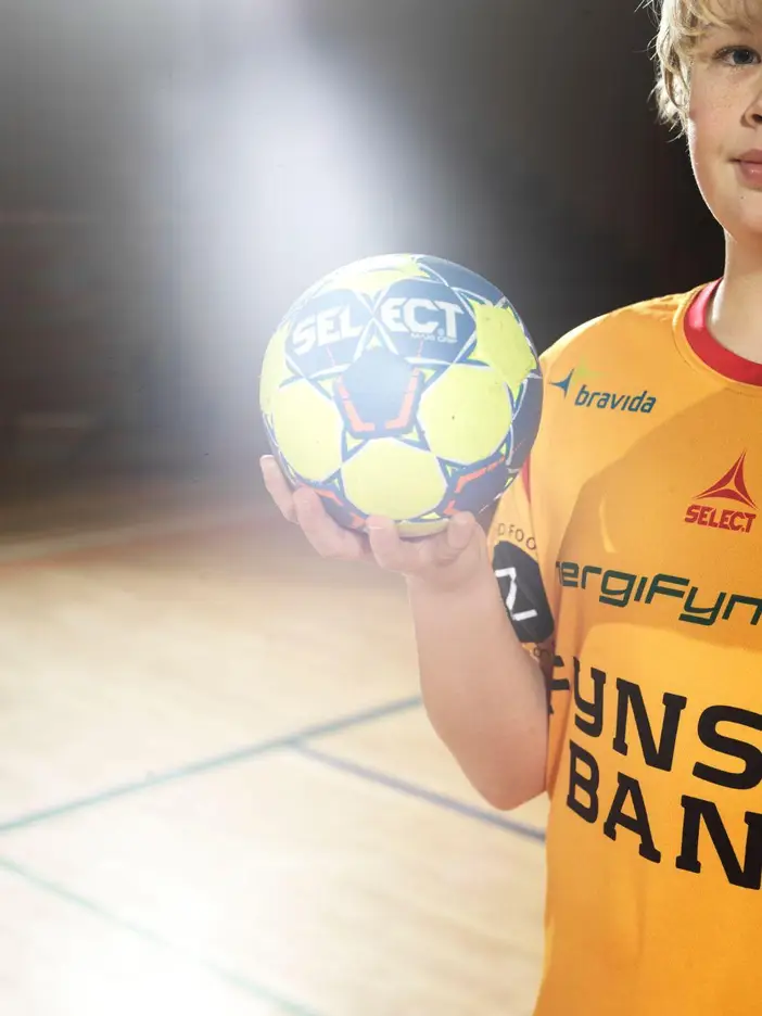 Мяч гандбольний SELECT Maxi Grip  син/жовтий, mini 0 фото товару