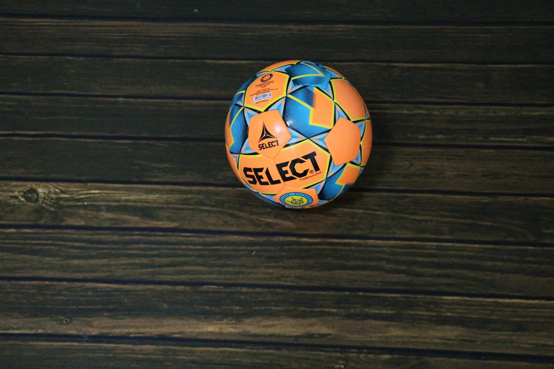 М’яч футзальний SELECT Futsal Tornado (FIFA Quality PRO)  помаран/синій фото товару