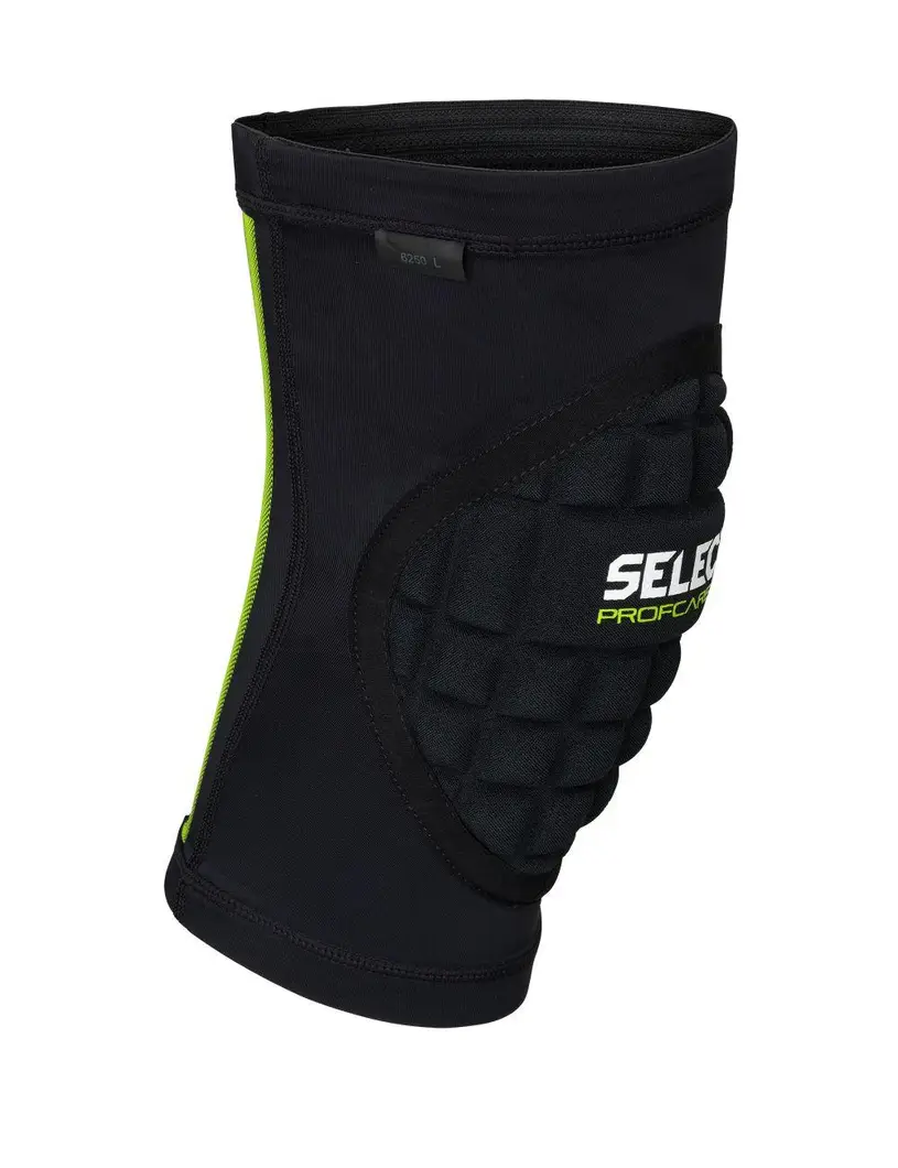 Наколенник SELECT Compression knee support - unisex 6250  чорн/зел, S фото товара