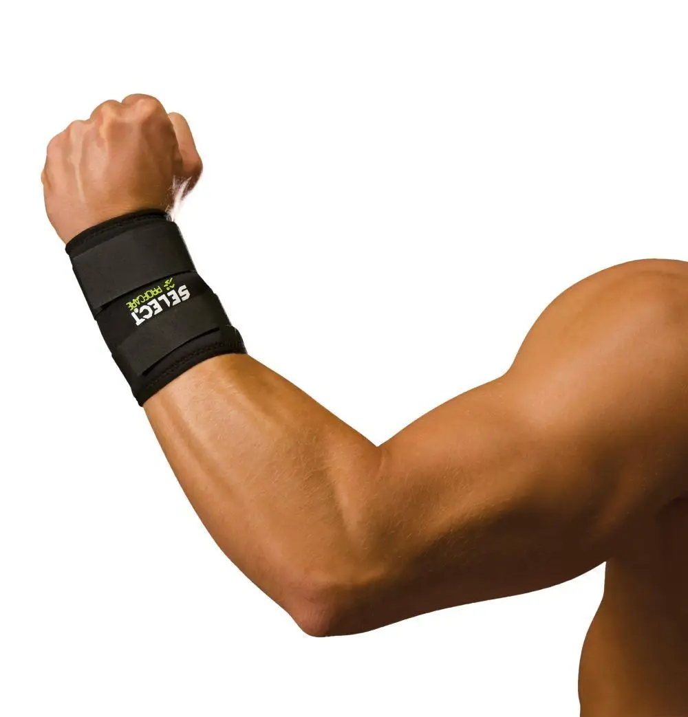 Напульсник SELECT Wrist support 6700  чорн/зел, M/L фото товару