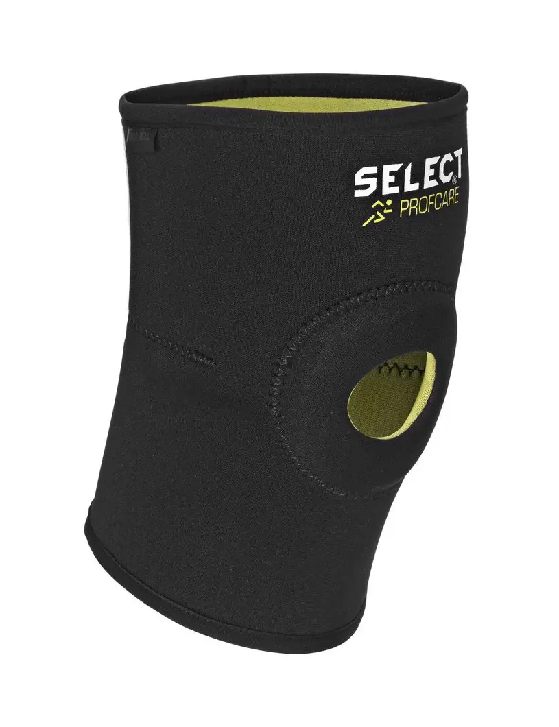 Наколінник з отвором SELECT Knee support with open patella 6201  чорний, S фото товару