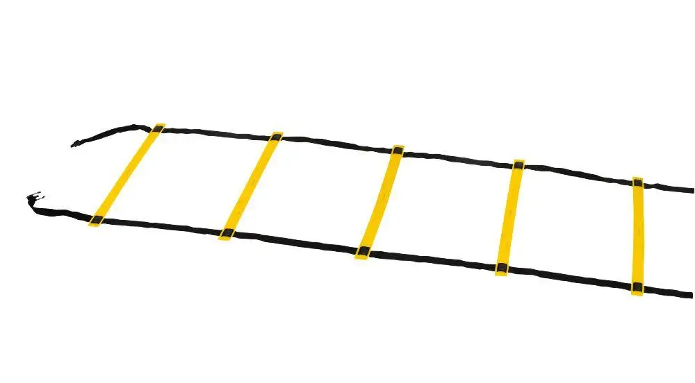 Лестница для тренировки координации SELECT Agility ladder - outdoors  жовт/чорн, 6 м фото товара