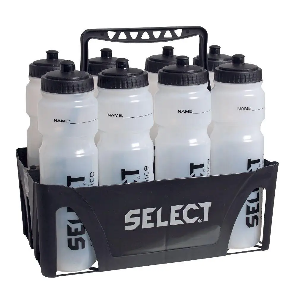 Контейнер для пляшок SELECT Carrier чорний, 8 пляшок