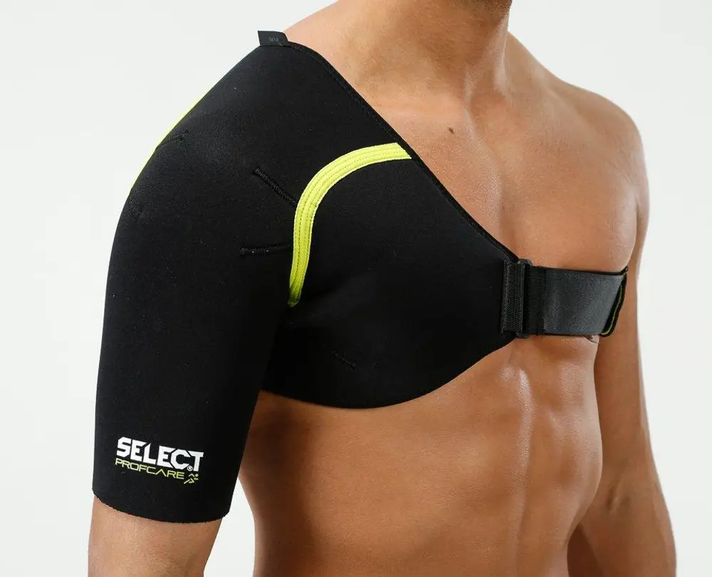 Бандаж для плеча SELECT Shoulder support 6500  чорн/зел, XXXL фото товару