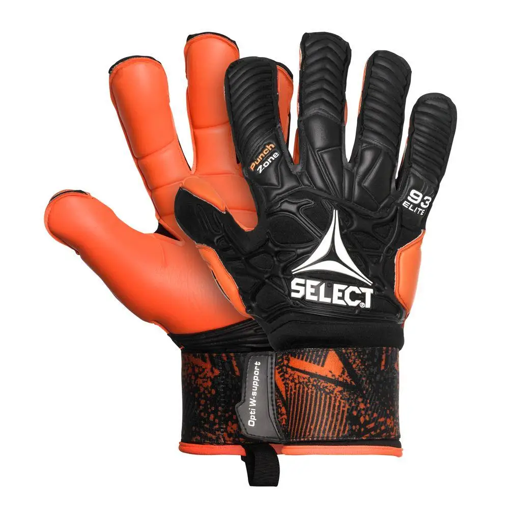 Вратарские перчатки SELECT 93 Elite  чорн/помаран, 11 фото товара