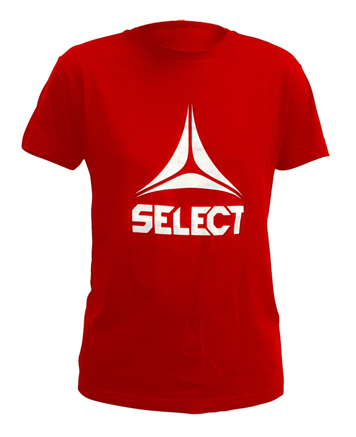 Футболка SELECT T-Shirt Basic with big Select logo (278) червон, XXXL