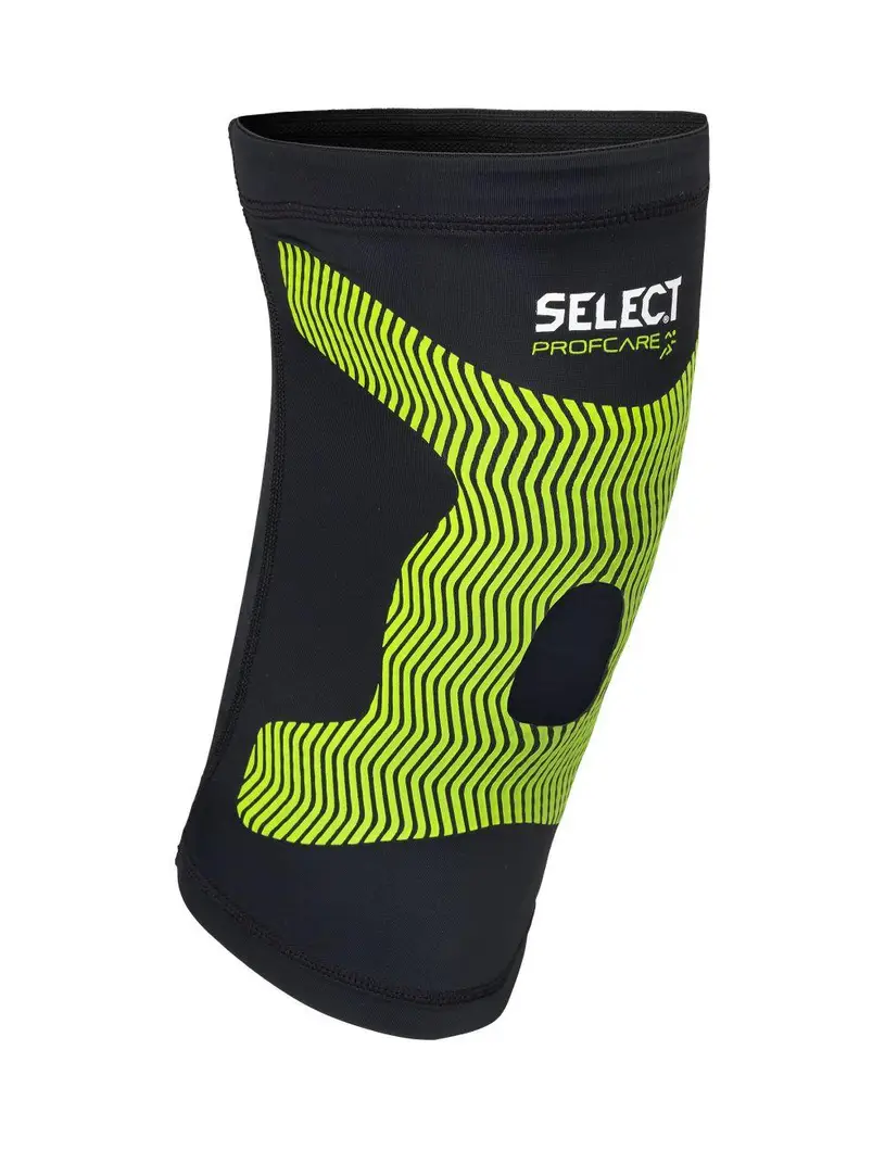 Наколінник з відкритою чашкою SELECT Compression knee 6252  чорний, XL фото товару