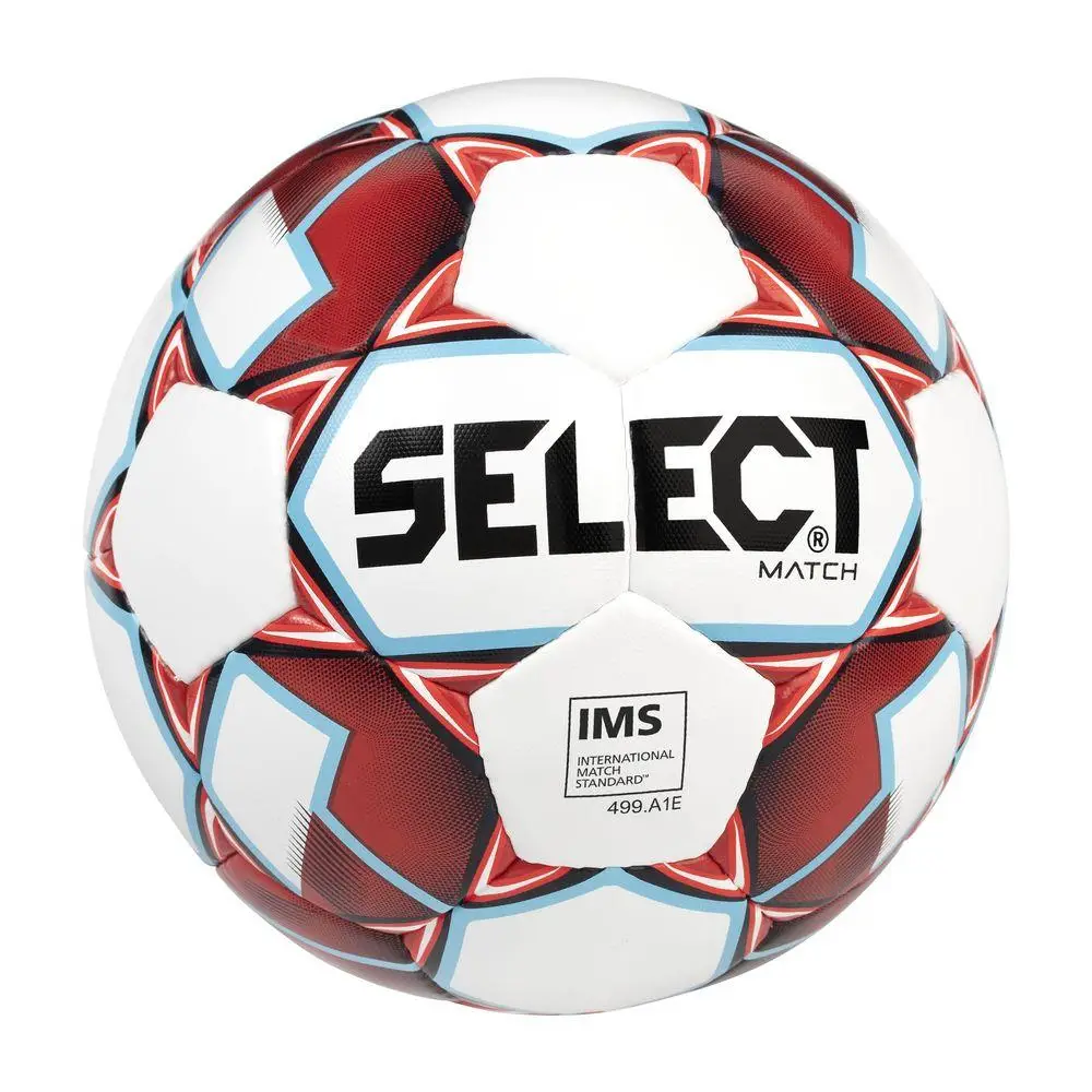 М’яч футбольний SELECT Match (IMS) (018) біло/червоний, 5