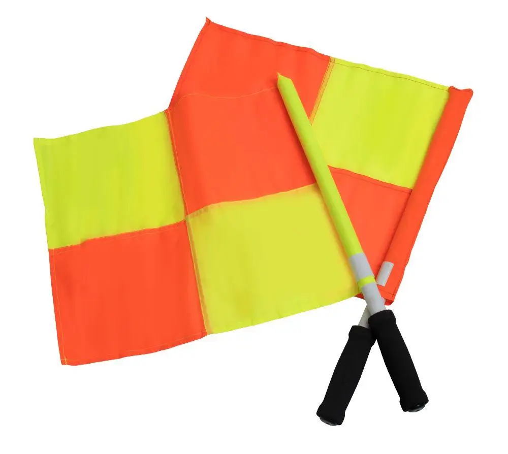 Флажки арбитра Select Linesmans flag, Amateur  червон/жовтий фото товара