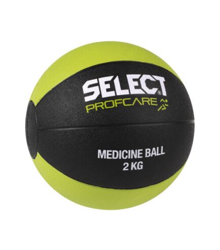 Мяч медичний SELECT Medicine ball (1 kg)  чорн/салатовий, 2кг фото товару