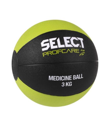 Мяч медичний SELECT Medicine ball (1 kg)  чорн/салатовий, 3кг фото товару