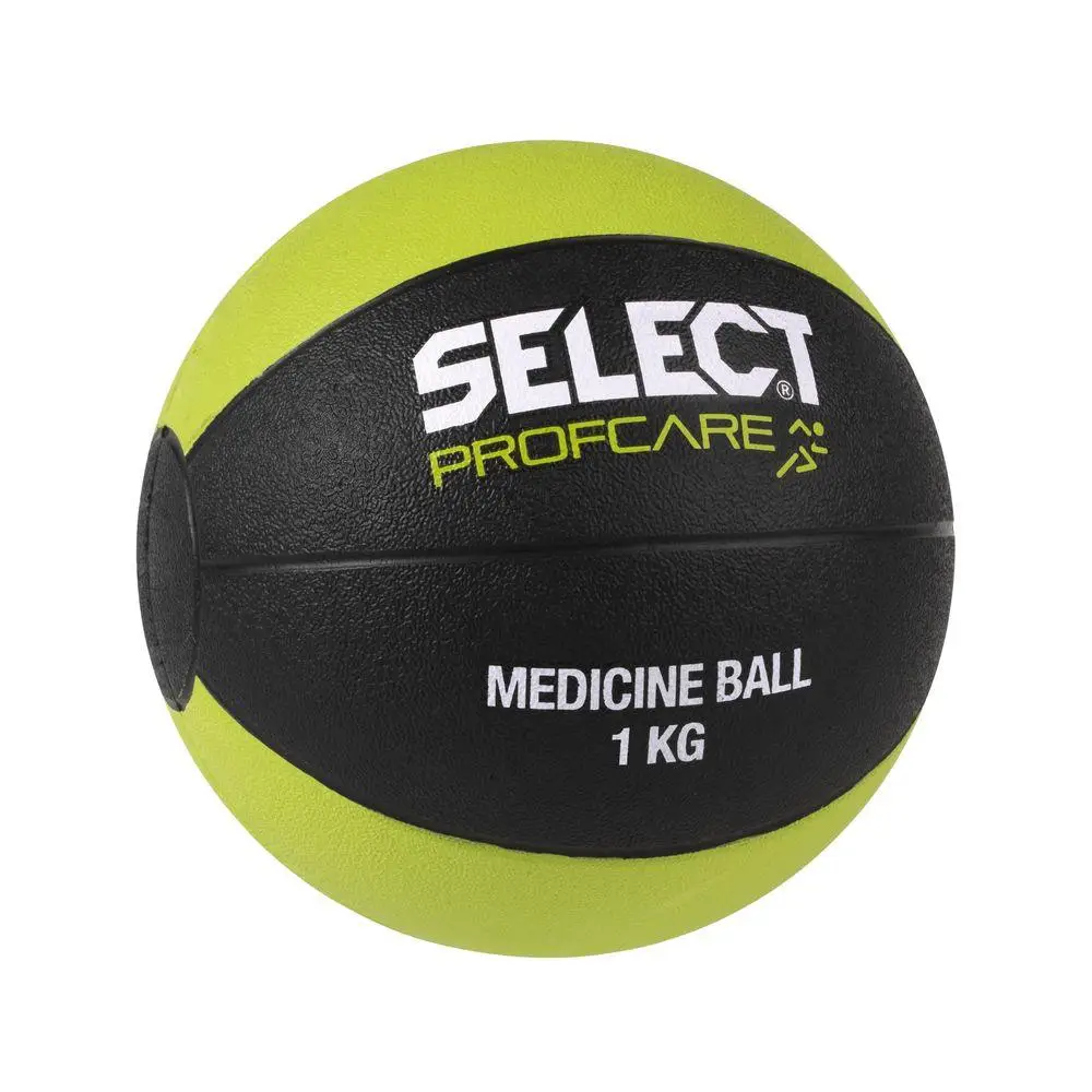 Мяч медицинский SELECT Medicine ball (011) чорн/салатовий, 1кг