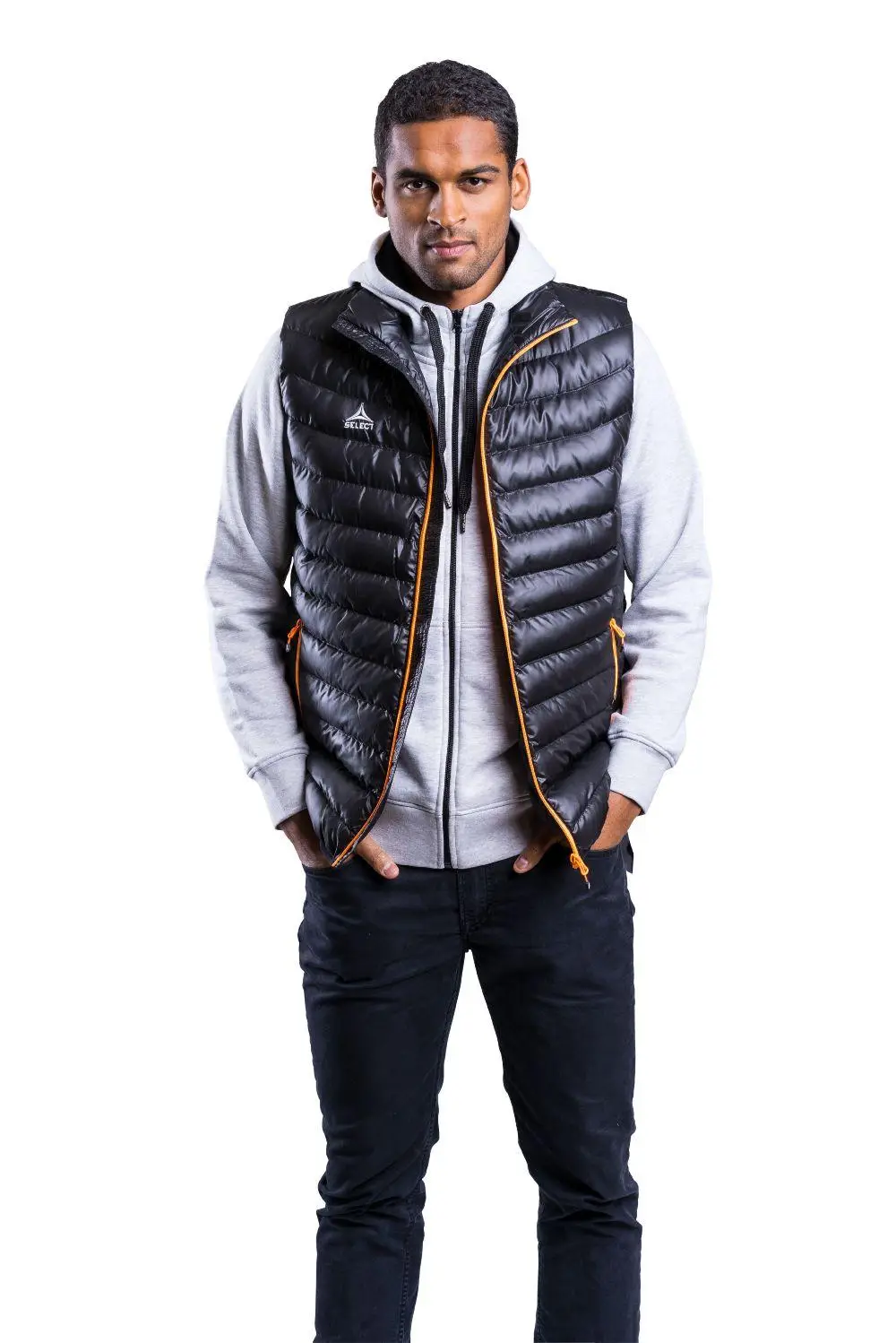 Жилетка SELECT Chievo padded vest  чорний, XL фото товара