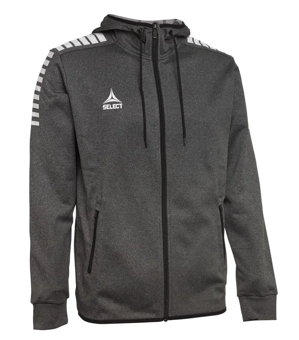 Спортивная куртка SELECT Monaco zip hoodie (002) сірий, L