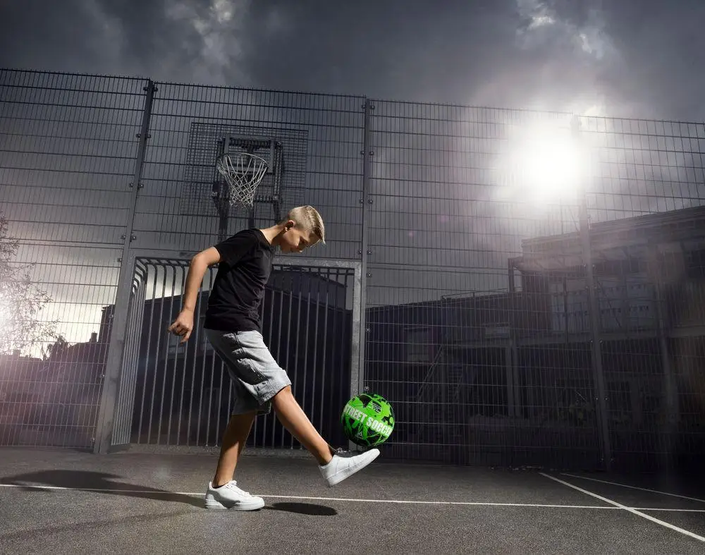 М’яч футбольний SELECT Street Soccer  зелений, 4,5 фото товару