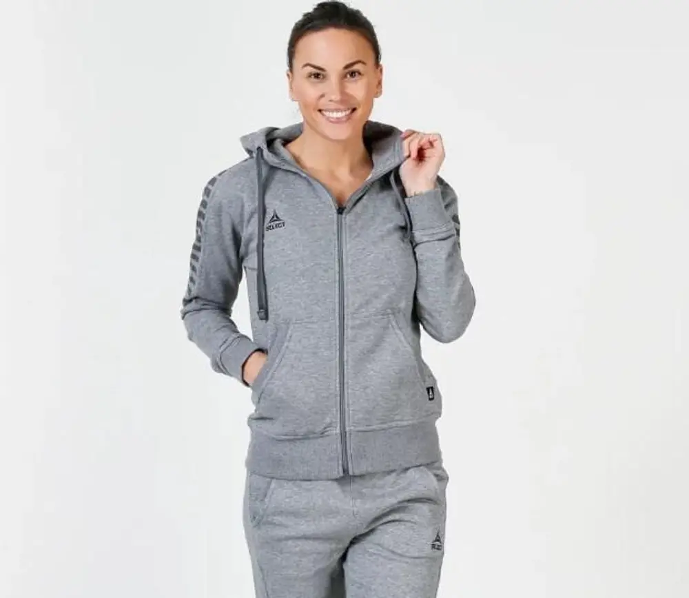 Толстовка SELECT Torino zip hoodie  сірий, S фото товару