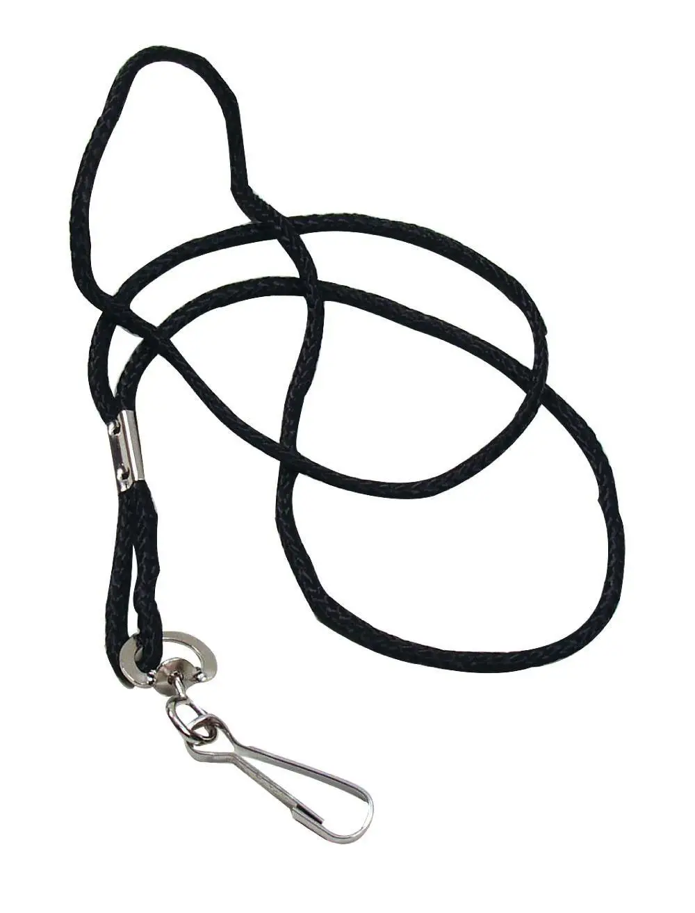 Шнурок для свистка Select Lanyard чорний, 48 см