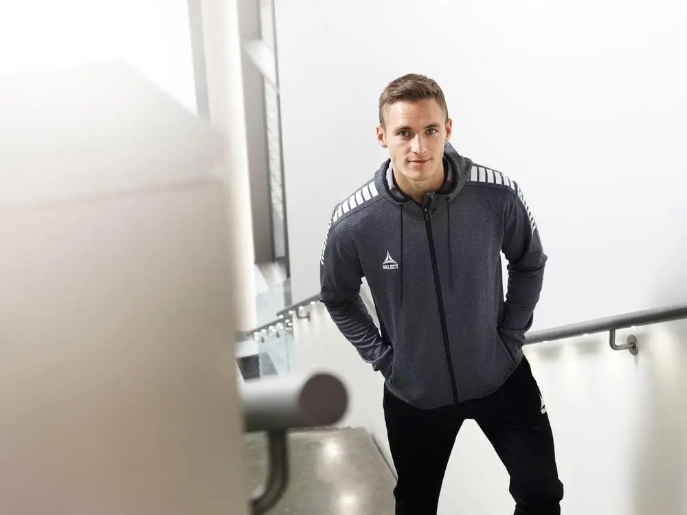 Спортивная куртка SELECT Monaco zip hoodie  сірий, 14/16 років фото товара