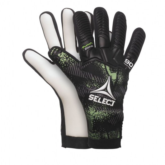 Рукавиці воротарські SELECT 90 Flexi Pro v21 (017) чорн/зелений, 11