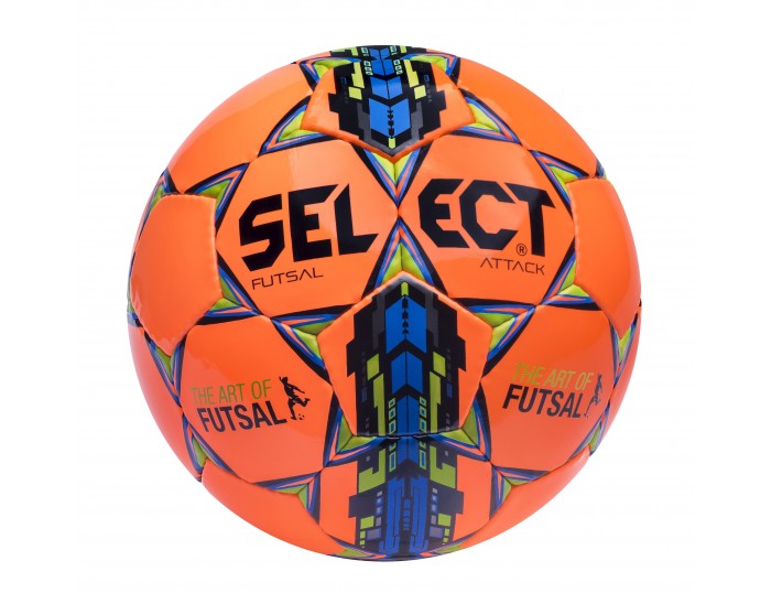 М’яч футзальний SELECT Futsal Attack (smpl) помаранч/син/чорн, 4