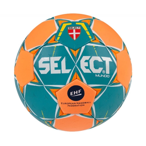 Мяч гандбольный Select Mundo New зелено-оранжевый фото товара